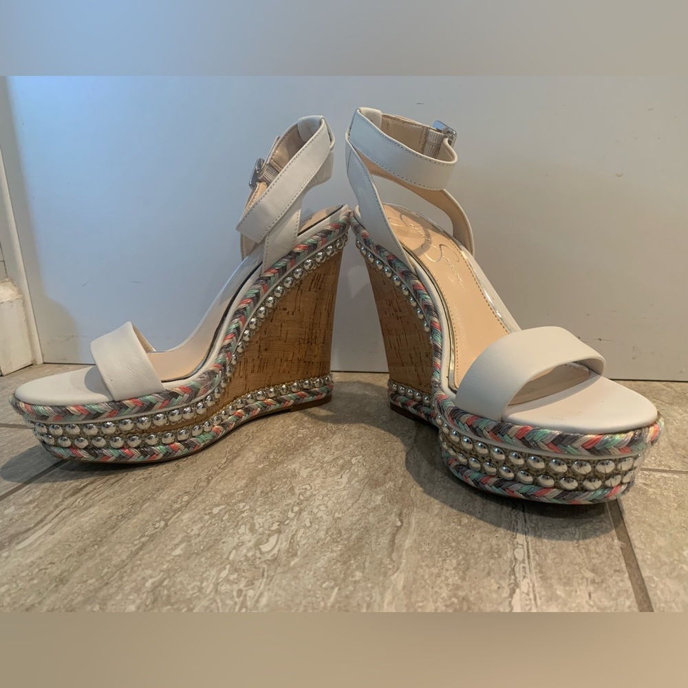 Jessica Simpson Alinda Wedges Size 8.5 - Never worn out